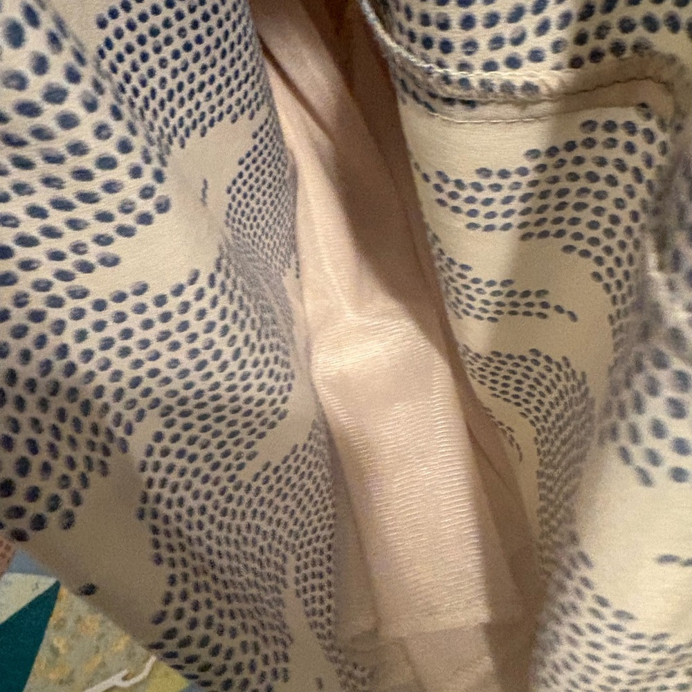 Deep V Chevron Patterned Spaghetti Strap Dress - image 5